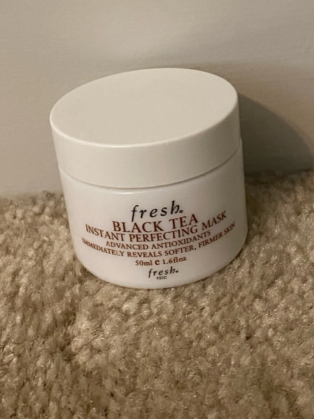 50ml Fresh Black Tea Instant Perfecting Mask travel size